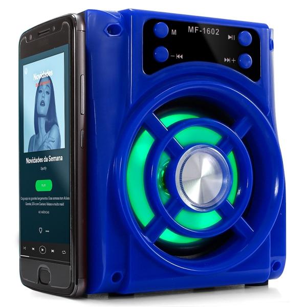 Caixa de Som Bluetooth Portátil Usb AUX SD 15w Mp3 Rádio Fm Briwax MF-1602A - Morgadosp