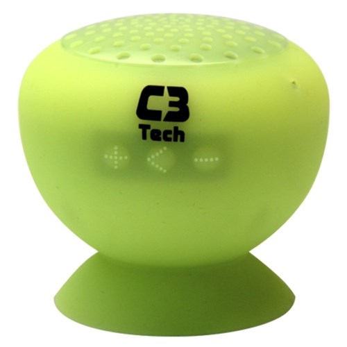 Caixa de Som Bluetooth Potência 3W Rms Sp-12B C3 Tech - Verde