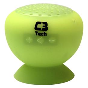 Caixa de Som Bluetooth Potência 3W Rms Sp12B C3 Tech Verde