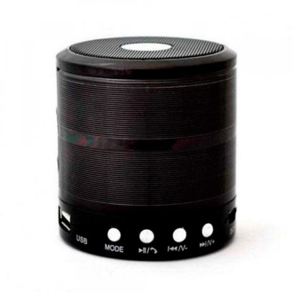 Caixa de Som Bluetooth Recarregável Mini Portátil Preto - Bluetooth Speaker
