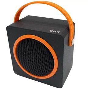 Caixa de Som Bluetooth Usb Fm 10w Music Box Laranja Sk404