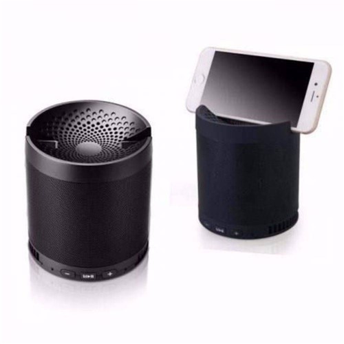 Caixa de Som Bluetooth USB SD Aux MP3 com Suporte para Celular NewBlack Preta