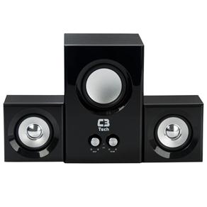 Caixa de Som C3 Tech Speaker 223BS - Preto/Prata