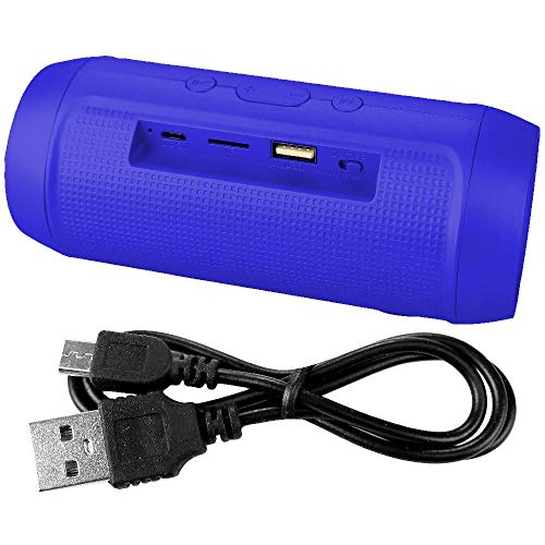 Caixa de Som Charge 2 Mini Bluetooth Potente Azul