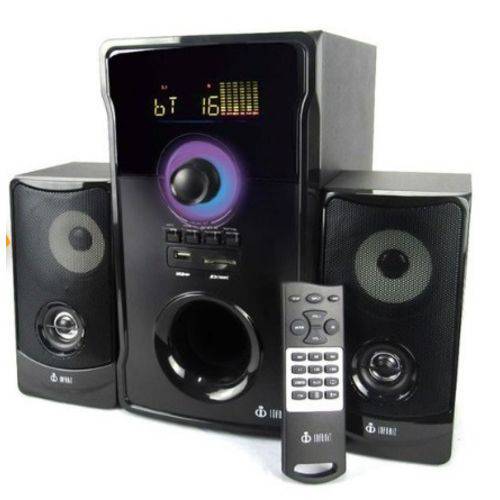 Caixa de Som com Subwoofer Speakers 2.1 60w Touch Infokit