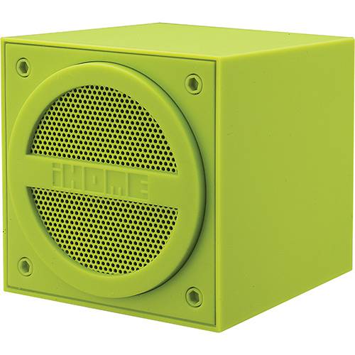Caixa de Som Estéreo Bluetooth Emborrachado Verde IHome