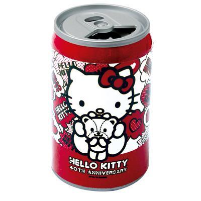 Caixa de Som Estéreo em Forma de Latinha - Hello Kitty HK14SC07