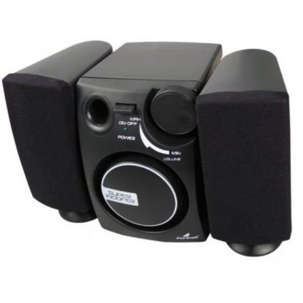 Caixa de Som Fortrek C/ SubWoofer 2.1 MS2101 Bivolt Preta 47767