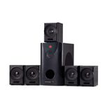 Caixa de Som Home Theater 5.1 80W RMS com 5 Caixas Satélites