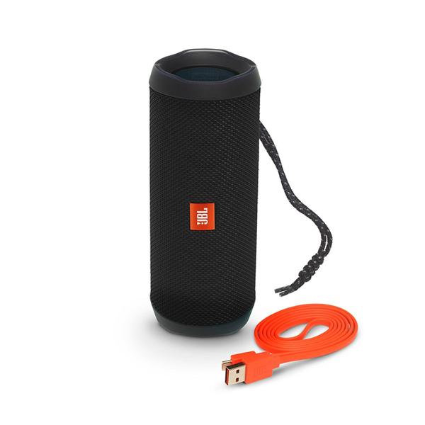 Caixa de Som JBL Flip 4 Bluetooth Portátil à Prova DAgua - Preto