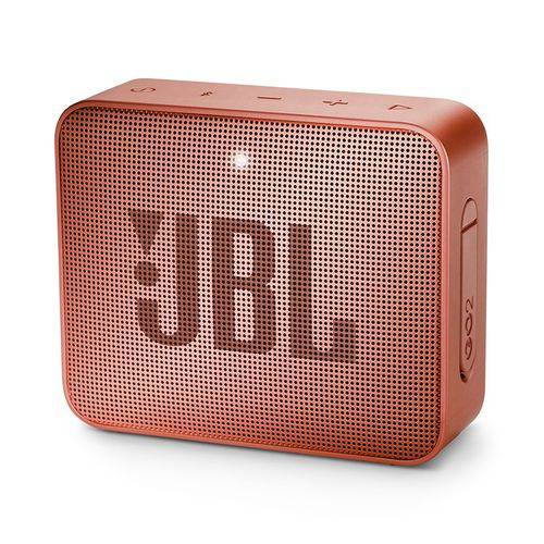 Tudo sobre 'Caixa de Som Portátil JBL Go 2 Marron Dourado Bluetooth'