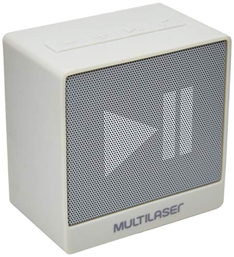 Caixa de Som Mini Aux. 8W Bluetooth Branca Multilaser - SP278