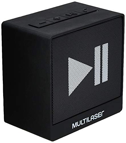 Caixa de Som Mini Aux. 8W Bluetooth Preto Multilaser - SP277