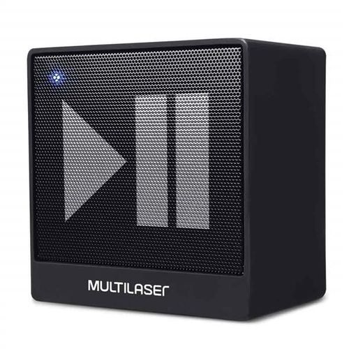 Caixa de Som Mini Aux 8w Bluetooth Preto Multilaser Sp277