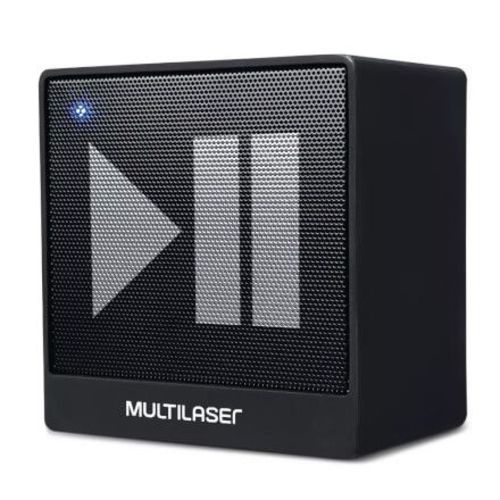 Caixa de Som Mini Aux 8w Bluetooth Preto Multilaser