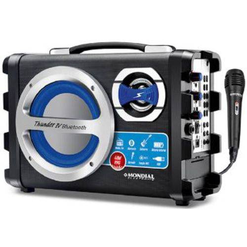 Caixa de Som Mondial 40w Bluetooth 1 Microfone - Mco-04 Bivolt