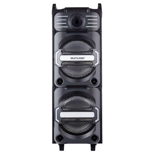 Caixa de Som Multilaser SP285 Torre Bluetooth C/ Função DJ Mixer 350W RMS Luz de Led