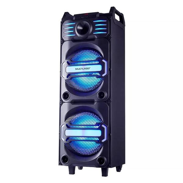 Caixa de Som Party Speaker Dj Bluetooth 350W Rms Fm Multilaser SP285