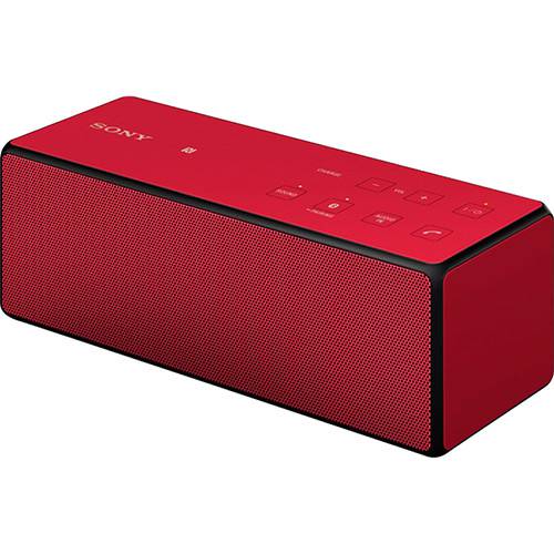 Caixa de Som Portátil Bluetooth e Nfc Sony Srs-X3v 20w - Vermelho