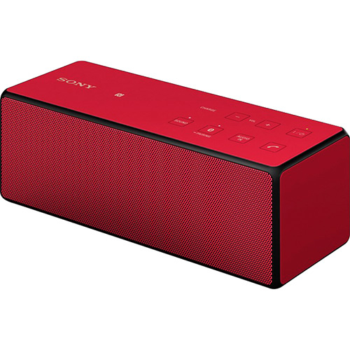 Caixa de Som Portátil Bluetooth e Nfc Sony Srs-X3v 20w - Vermelho