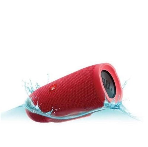 Caixa de Som Portátil Bluetooth JBL Charge 3 Vermelha à Prova Dagua
