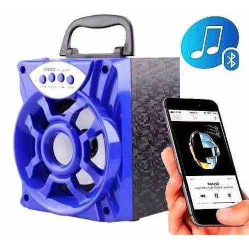 Caixa de Som Portátil Bluetooth Mp3 Pendrive Fm Speaker