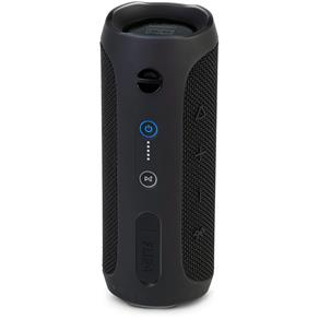 Caixa de Som Portátil Bluetooth Stereo Speaker JBL Flip 4 Preta à Prova D`agua