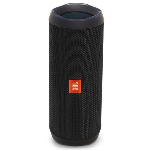 Caixa de Som Portátil Bluetooth Stereo Speaker JBL Flip 4 Preta à Prova Dagua - JBL