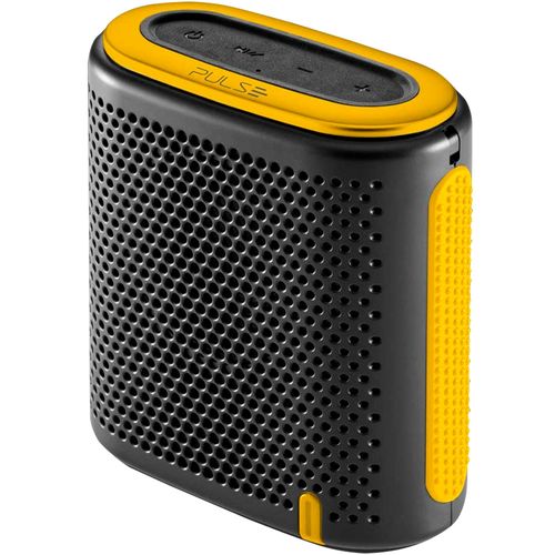 Caixa de Som Portátil Box Pulse Sp238, 10w Rms - Preto / Amarelo