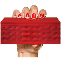 Tudo sobre 'Caixa de Som Portátil Jawbone JBE02BR - Vermelho Bluetooth e Micro USB'