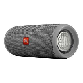 Caixa de Som Portátil JBL Flip 5 com Bluetooth, à Prova D'água - Cinza