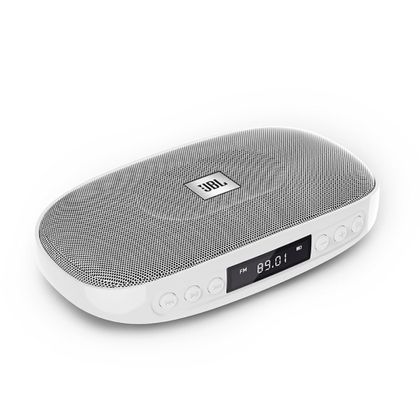 Caixa de Som Portátil JBL Tune Silver - Bluetooth / USB / SD / FM