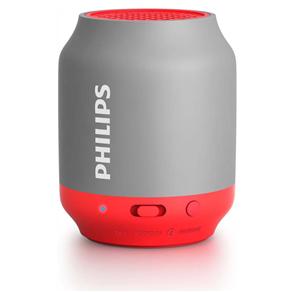 Caixa de Som Portátil Philips BT50 com Bluetooth - Vermelho