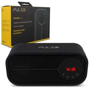 Caixa de Som Portátil Pulse SP206 com Bluetooth 10W Preta
