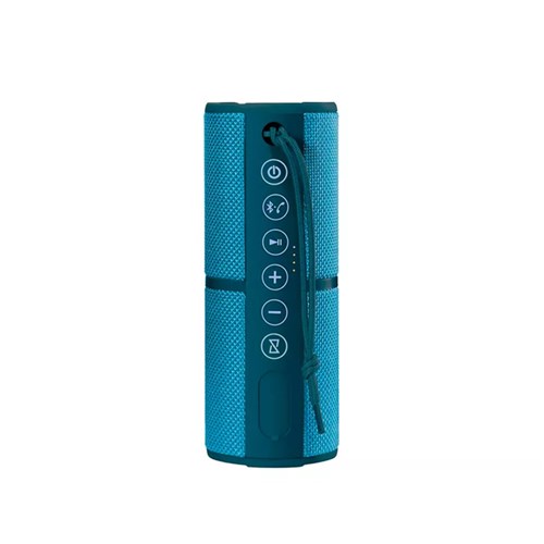 Caixa de Som Pulse Sp253 Waterproof com Bluetooth Azul 15W Rms