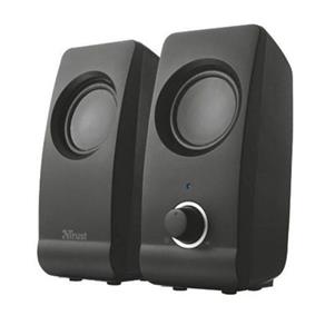 Caixa de Som Remo 2.0 Speaker Set Trust - Preto
