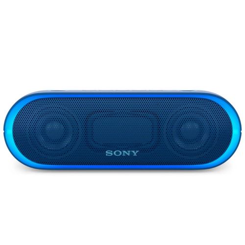 Caixa de Som Sem Fio Sony SRS-XB20 Azul 20W RMS com Bluetooth NFC Resistente à Água EXTRA BASS