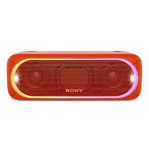 Caixa de Som Sem Fio Sony SRS-XB30, Extra Bass, Bluetooth, NFC, Led Multicolorido, Resistente a Água, Speaker ADD e Wireless Party Chain -Vermelho