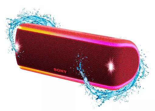 Caixa de Som Sem Fios SRS-XB31, com Extra Bass, Iluminação Multicolorida, Efeitos Sonoros, com Design a Prova D'água e Poeira | SRS-XB31/RC BR