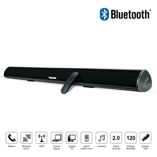 Caixa de Som Soundbar Bluetooth 120w - Tomate