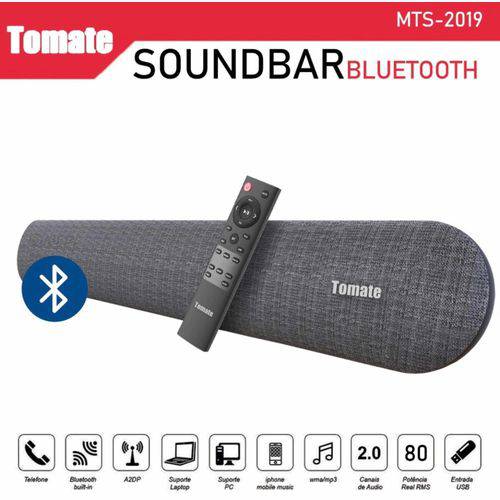 Caixa de Som Soundbar Bluetooth Mts-2019 80w Tomate Mts-2019