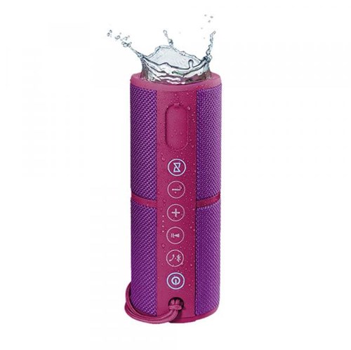 Caixa de Som SP254 com Bluetooth Rosa Pulse - Resistente a Água - Multilaser