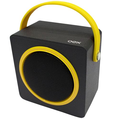 Caixa de Som Speaker Box Sk404 Bluetooth 10w Oex Amarelo