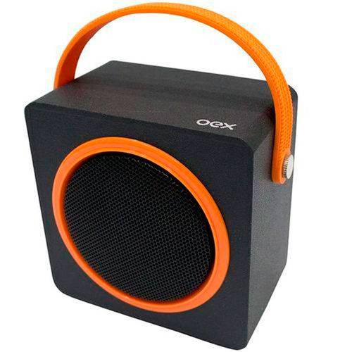 Caixa de Som Speaker OEX Color Box Laranja SK404 Bluetooth