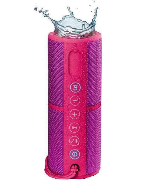 Caixa de Som Waterproof Rosa - Pulse