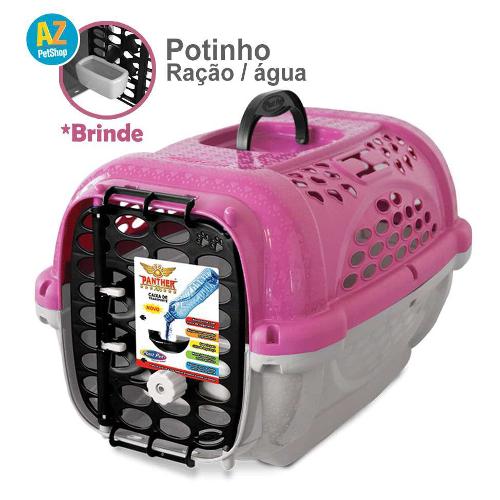 Caixa de Transporte Cães Panther Pop Nº 4 Rosa