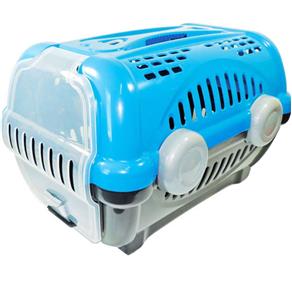Caixa de Transporte Furacão Pet Luxo Azul - Tam. 1 - Tam. 1 - Azul