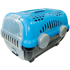 Caixa de Transporte Furacão Pet Luxo N2, Azul