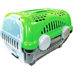 Caixa de Transporte Furacão Pet Luxo Verde- Tam.01