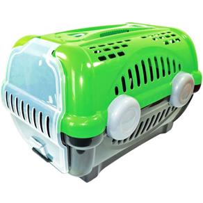Caixa de Transporte Furacão Pet Luxo Verde - Tam. 1 - Tam. 1 - Verde